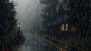 Rain Sounds For Sleeping - 99% Instantly Fall Asleep With Rain And Thunder Sound At Night