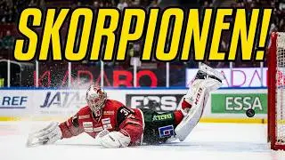 Straffläggning, Daniel Marmenlind avgörande räddning med skorpionen, Malmö IF-Luleå, 2021-12-11