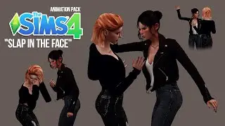 Animation pack SLAP IN THE FACE Sims 4 | Download