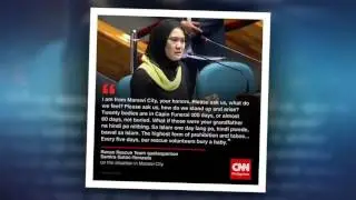 Maranao turns emotional as she cites human rights violations in Marawi