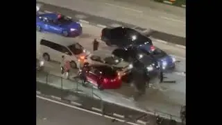 Car Accident on 23 Dec 2021 at 11.30pm at junction Tampines Ave 10 & 8 ,
