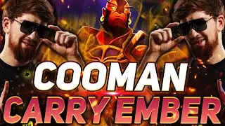 КУМАН ВСТРЕТИЛ ХУДШИХ? КЕРРИ EMBER SPIRIT ОТ КУМАНА! ЛУЧШЕЕ С COOMAN!