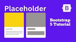 All about Bootstrap Placeholders - Funku Coder | Bootstrap 5 tutorial for beginners