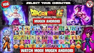 NEW RELEASE!! DRAGON BALL MUGEN ANDROID (LATEST CHARACTERS) StarBlast Anime Mugen Watch Mode Android