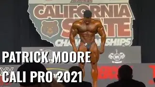 PATRICK MOORE POSING  2021 California Pro
