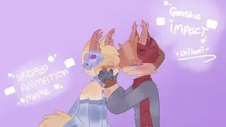 •Dai Dai Dai Skidayo• //animation meme// °Genshin impact° •Chilumi• {flipaclip}  -short-