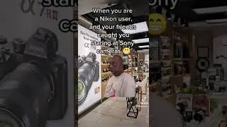 Nikon User Caught Staring At Sony Cameras #photographer #photography #photoglife