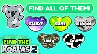 How to find all 165 Koalas in Find the Koalas 2 | Roblox