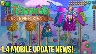 Terraria 1.4 MOBILE News Update + New Features Coming! (Journey's End News)