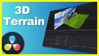 How to create a 3D Terrain in Davinci Resolve Fusion Page