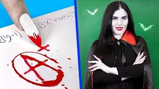 What if your teacher is a vampire? - 8 DIY vampire school supplies