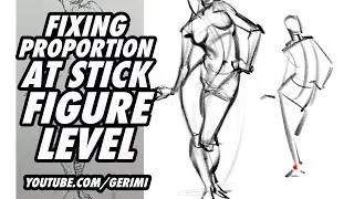 Fixing Proportion at Stick Figure Level