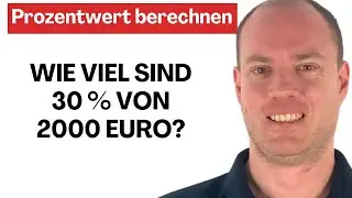 Prozentwert mit Dreisatz berechnen (ganz einfach)