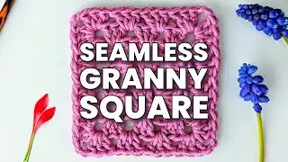 Continuous Granny Square | Crochet tips | #crochet #tutorial #crochettutorial #grannysquare
