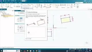 Solid Edge 2023 Free 2D -Eğitim Videoları –3 Dikdörtgen Komutu