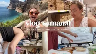 ✨ Una semana conmigo: 🌊 vacaciones + 🏕️ camping + 💆🏻‍♀️ semana de reseteo + 🧠 cambios