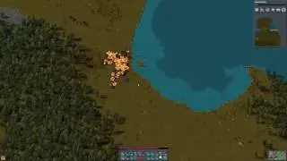 Factorio 0.15 Railworld S18 E047 Flametrower Experiment