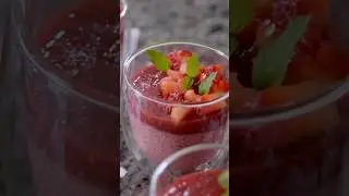 Клубничный ЧИА ПУДИНГ #shorts