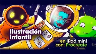 Tutorial de ilustración infantil en iPad mini con Procreate
