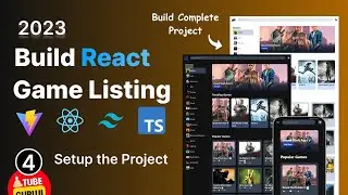 #4 Learn React Js Tailwind CSS Vite and Build Game Listing App: Setup the Project