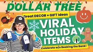 DOLLAR TREE HAUL: New Cozy Finds & Viral Holiday Items- Gift Ideas For $1.25