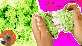 МЕГА ПЫШНЫЙ ЗЕЛЕНЫЙ ГЛИББИ СЛАЙМ | ВОЗДУШНЫЙ ЛИЗУН С БЛЕСТКАМИ | DIY для детей