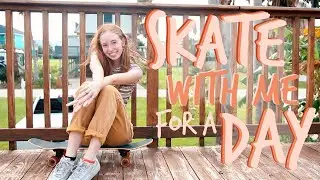 learn to skateboard w me for a day