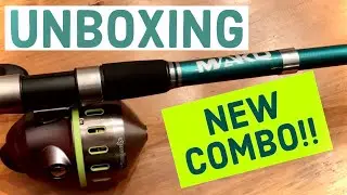 UNBOXING MY DAD'S NEW ROD AND REEL!!!
