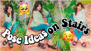 Poses on Stairs | Stair Pose | Pose Tutorial 