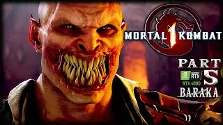 MORTAL KOMBAT 1 | PC-RTX4090 | PART 5 | STORY MODE | 4K/144 | WEIRD SCIENCE | BARAKA |