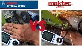 Perbandingan Mesin Gerinda Bosch vs Gerinda Maktec. #mesingerinda