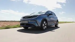 BYD Dolphin in Atlantis Grey Driving Video