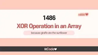 leetcode - 1486 XOR Operation in an Array JavaScript Solution