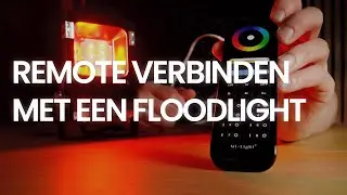 Remote met een RGB CCT LED-floodlight verbinden + ontkoppelen