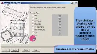 Orcad  Tutorial 20 | Package symbol Wizard
