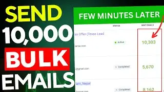 I Sent 10,000 Bulk Emails In Minutes (New Method)