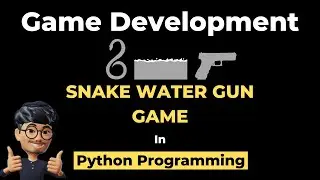 Coding a Snake Water Gun Game in Python I Python For Beginner | ASMR Programming - No Talking