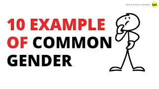 10 example of common gender ? - QnA Explained