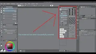 Add Manually Material Clip Studio Paint