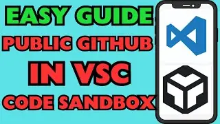 How to Open And Run Any Public Github Repo From Visual Studio Code and Code Sandbox | Easy Tutorial