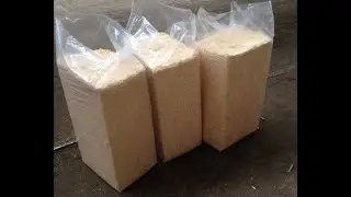 Опилки. Пресс упаковщик опилок, стружки и др. в мешки