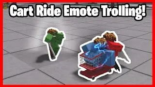 Trolling Public Servers with the Cart Ride Emote | The Strongest Battlegrounds