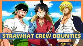 Strawhat Crew Bounty #onepiece #luffy #sanji #zoro #shorts