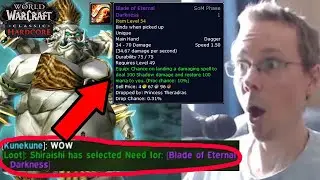 Blade of Eternal Darkness Drops and Hunter Rolls NEED
