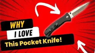 Review and Demo of Folding Pocket Knife with Clip
