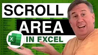 Excel - Fixing the Scroll Area Issue in Excel: How to Set it Correctly with VBA - Episode 365