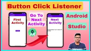How To Make A Button Open New Activity | Button Click Go To Next Activity In Android Studio Tutorial