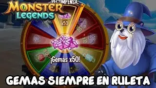💎TRUCO PARA SACAR SIEMPRE GEMAS EN RULETA💎 | MONSTER LEGENDS
