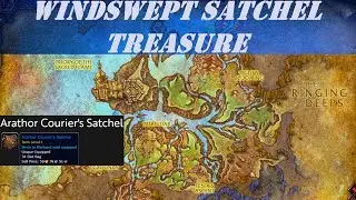 How to Get Windswept Satchel Treasure in Hallowfall | Arathor Courier's Satchel | Free 34-Slot Bags