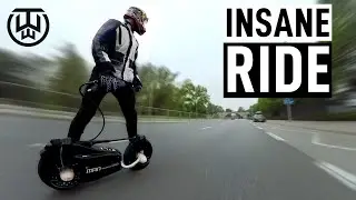 High Speed Cyber Footscooter CIty Ride - Dualtron Man EX+
